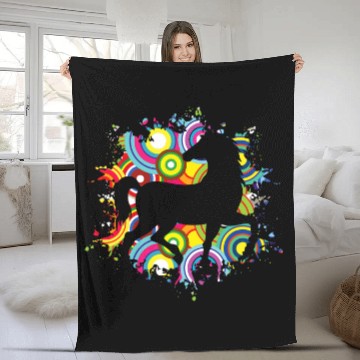 Discover Horse Pet Short Sleeve Graphic Animal Lover Baseball Tees Fleece Blankets