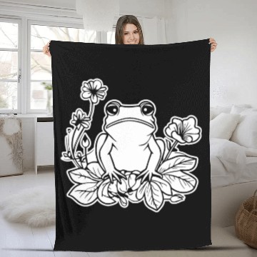 Discover Frog Pet Toad Pond 6 Fleece Blankets