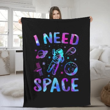 Discover Astronaut Job I Need Space Outer Space Theme Geeks Astronomy Birthday Fleece Blankets