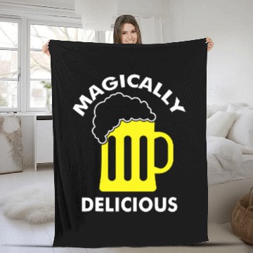 Discover Beer Fun Magically Delicious Funny St Patrick s Day Beer Drinking Baseball Tees Fleece Blankets