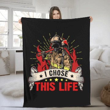 Discover Firefighter Job Red Line American Flag Cool Firefighter Plus Size 289 Fleece Blankets