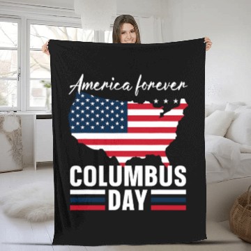 Discover 1492 Christopher Columbus Day 14 Fleece Blankets