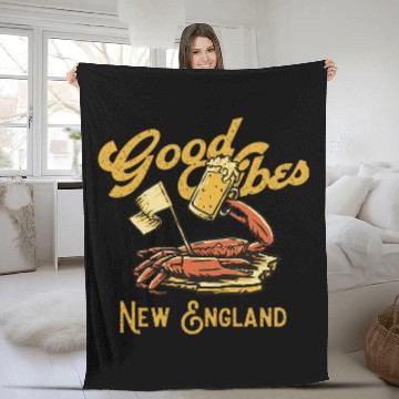 Discover Beer Fun Beach Vibe New englands Beer vintages Cape Cod 033 Fleece Blankets