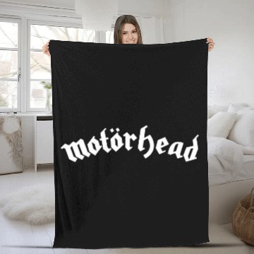 Discover Motorhead Fleece Blankets Logo