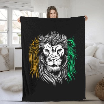 Discover Lion Pet Flag Ivory Coast Baseball Tees Fleece Blankets
