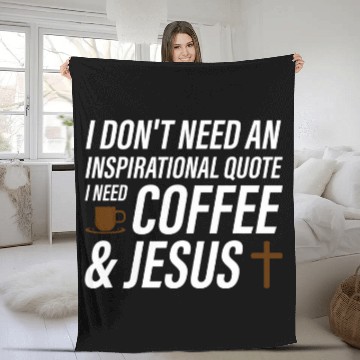 Discover Coffee Fun I don t need coffee jesus coffee beans Baseball Tees Fleece Blankets