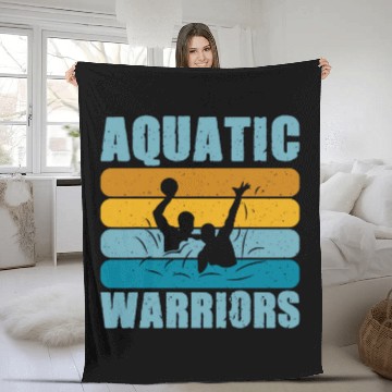 Discover Aquatic Warriors Water Polo Fleece Blankets