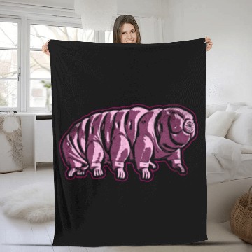 Discover Bear Pet Tardigrade Water Bear Moss Piglets Micro Animal 12 Fleece Blankets