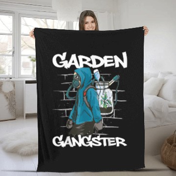 Discover Garden Gangster Fleece Blankets