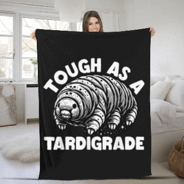 Discover Bear Pet Tardigrade Lover Moss Piglets Micro Animal Water Bear 4 Fleece Blankets