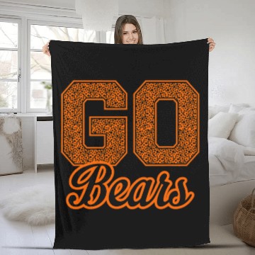 Discover Bear Pet Merced Bears GO School Pride Baseball Tees Fleece Blankets