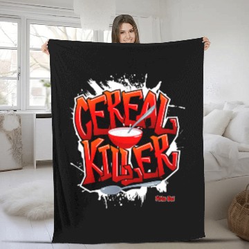 Discover Flite Boi Funny Cereal Destroyer Graffiti Graphic Fleece Blankets
