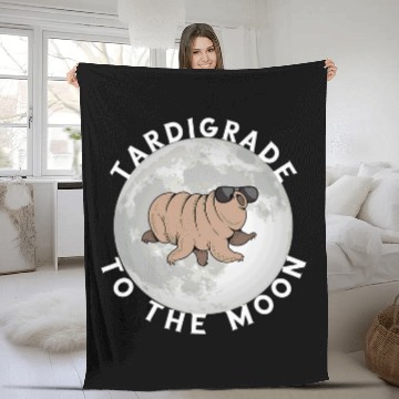 Discover Bear Pet Tardigrade To The Moon Microbiology Science Water Bear Baseball Tees Fleece Blankets