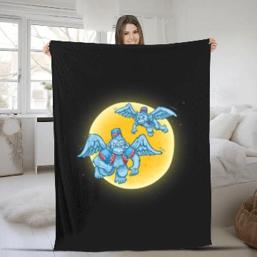 Discover Flying Monkey for Women Men Kids Monkey Wicked Witch Flying Fleece Blankets