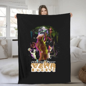 Discover Bear Pet Disco Ball Bear Party Funny Groovy Dance Bears Fever Baseball Tees Fleece Blankets