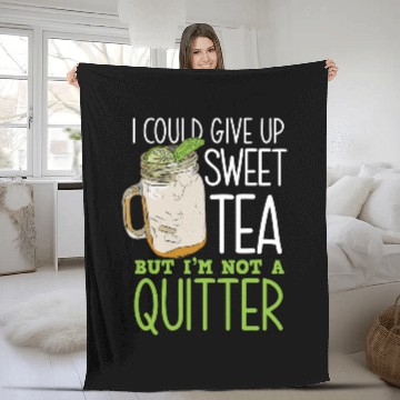Discover Funny Sweet Tea Lover Tea Drinker Baseball Tees Fleece Blankets