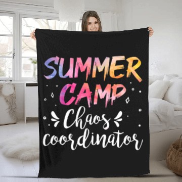 Discover Scout Job Funny Summer Camp Counselor Camping Director Scouting Baseball Tees Fleece Blankets