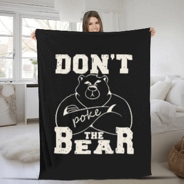 Discover Bear Pet Don t Poke Mama Papa Bear 12 Fleece Blankets