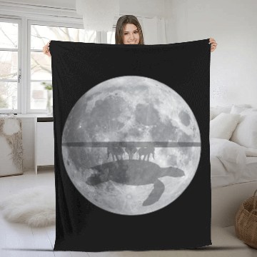 Discover Elephant Pet Flat Earth Theory Elephant Turtle Fleece Blankets