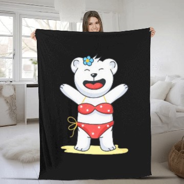 Discover Bear Pet Funny swim Trunks with this Teddy Bear Outfit 2 Fleece Blankets