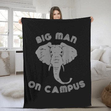 Discover Elephant Pet Kids Big Man On Campus Elephant Kids Baseball Tees Fleece Blankets
