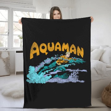 Discover Aquaman Aqua Swim Zip Fleece Blankets