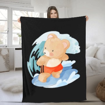 Discover Bear Pet Funny swim Trunks with this Teddy Bear Outfit 3 Fleece Blankets