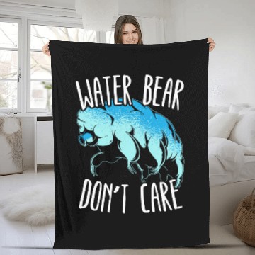 Discover Bear Pet Water Bear Don t Care Moss Piglets Science Tardigrade Fleece Blankets