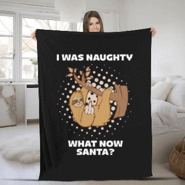 Discover Sloth Pet Sarcastic Naugthy Novelty Sloth Gift for Snarky Sassy Teens Fleece Blankets