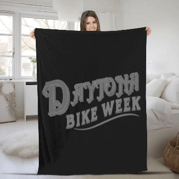 Discover 2024 DAYTONA BEACH BIKE WEEK vintages FADE LOOK FRONT ART Baseball Tees Fleece Blankets