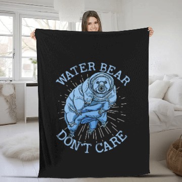 Discover Bear Pet Water Bear Don t Care Moss Piglets Tardigrade Zip Fleece Blankets