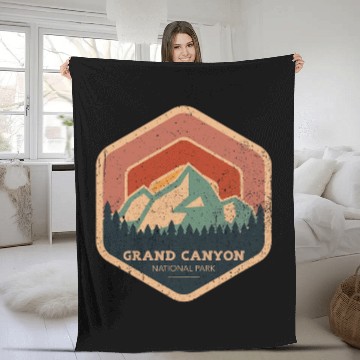 Discover Grand Canyon National Park Retro Sunset vintages 5 Baseball Tees Fleece Blankets
