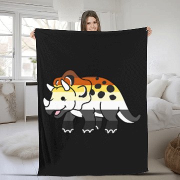 Discover Bear Pet Gay Bear Triceratops Bear Pride Baseball Tees Fleece Blankets