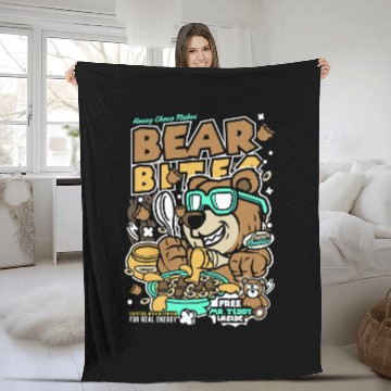 Discover Bear Pet Bear Bites Cereal Baseball Tees Fleece Blankets