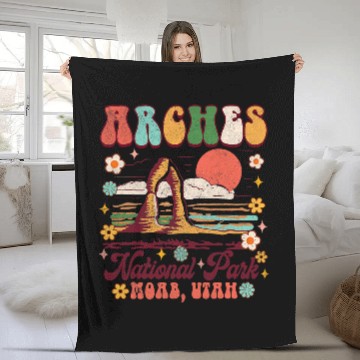 Discover Arches National Park Moab Utah 1929 Travel Nature Exploring Baseball Tees Fleece Blankets