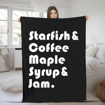 Discover Coffee Fun Starfish Coffee Maple Syrup Jam 1 Baseball Tees Fleece Blankets