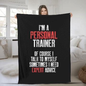 Discover Personal Trainer Gym Coachs Wellness Coaching 24 Zip Fleece Blankets