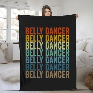 Discover Belly Dancer Belly Dancing Dance Fleece Blankets