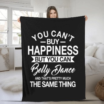 Discover Belly Dancing Eastern Oriental Dancer Torso Dance Instructor Fleece Blankets