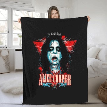 Discover ALICE COOPER Print Fleece Blankets