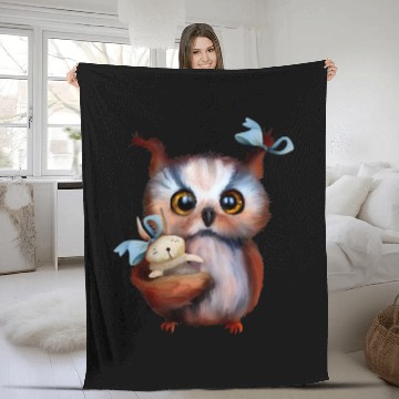 Discover Owl Pet Night Bird Eagle Owl Barn Owl Wisdom Mouse 8 Baseball Tees Fleece Blankets