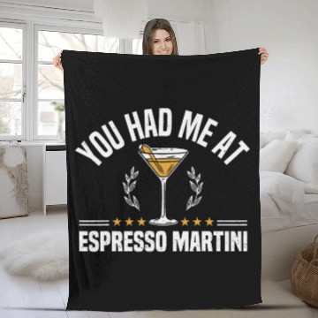 Discover Bartender Job You Had Me At Espresso Martini Vodka Coffee Bartender Fleece Blankets