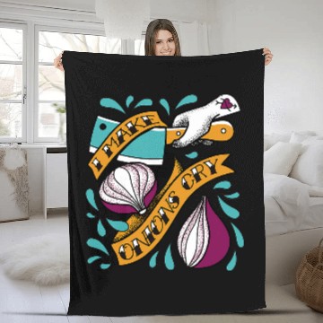 Discover Chef Tattoo Cooking Cook Kitchen Cutting Onions Tattoo Fleece Blankets