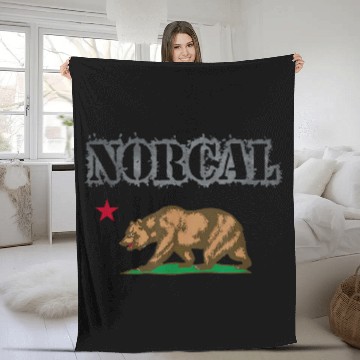 Discover Bear Pet Norcal Northern californias Bear With Star 3 Fleece Blankets