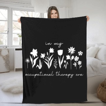 Discover In My Occupational Therapy Era Groovy OT Back To School 1 Fleece Blankets