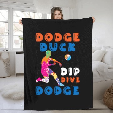 Discover Duck Pet dodges Duck Dip Dive dodges For Dodgeball Lovers 1 Fleece Blankets