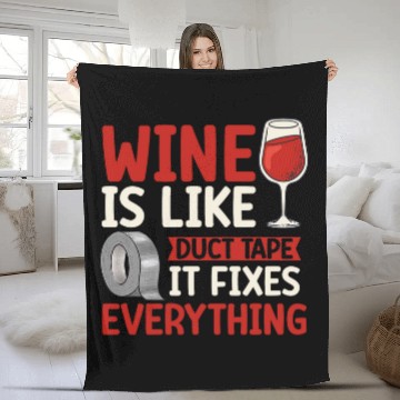 Discover Wines Fun Duct Tape Wines Handyman Duct Tape Baseball Tees Fleece Blankets