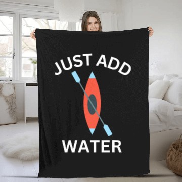 Discover Canoeing Kayak Lover Camping Canoe Funny Paddling Zip Fleece Blankets