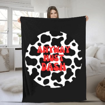Discover Dalmatian design for fun run race anyway must dash Zip Fleece Blankets