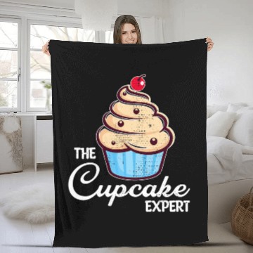 Discover sweet delicious muffins dessert baking The Cupcake Expert Fleece Blankets